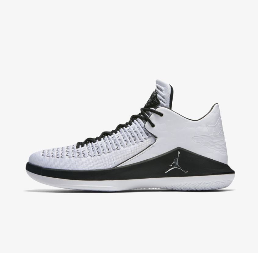 jordan 32s white and black